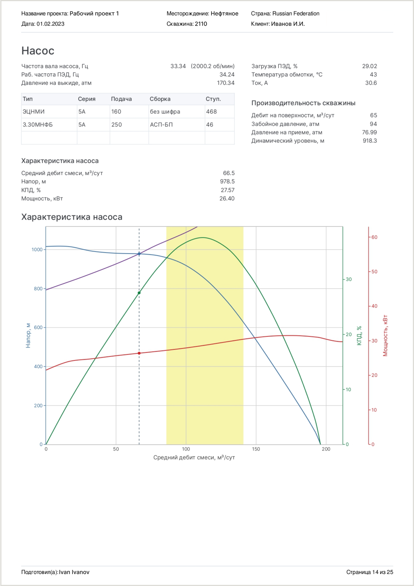 Report sample